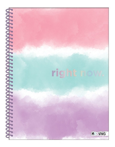 Cuaderno Universitario Pastel A4 80 Hjs Mooving Cuadriculado Color 2