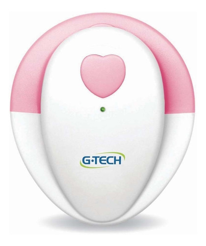 Doppler Fetal Pocket G-tech Cor Rosa + Fone + Gel + Bateria