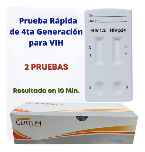 Kit V I H Prueba 4ta Generación Certum Kit De 2 Pruebas