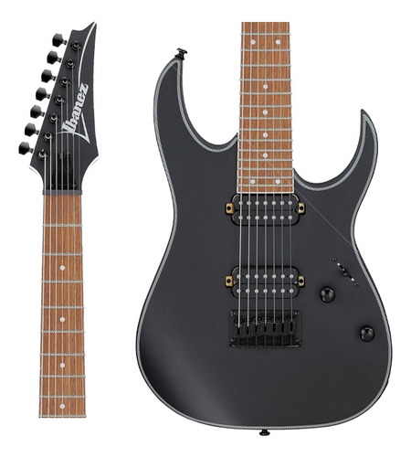 Guitarra Ibanez 7 Cordas Rg7421ex Rg 7421 Ex Bkf Oferta!