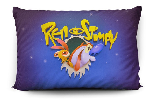 Funda De Almohada Ren & Stimpy 70x45cm Vudú Love