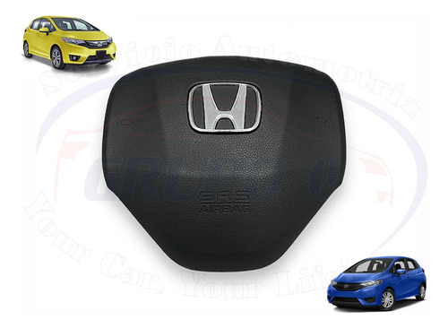 Tapa Bolsa Aire Honda Fit 2014 2015 2016 2017 2018 2019 2020