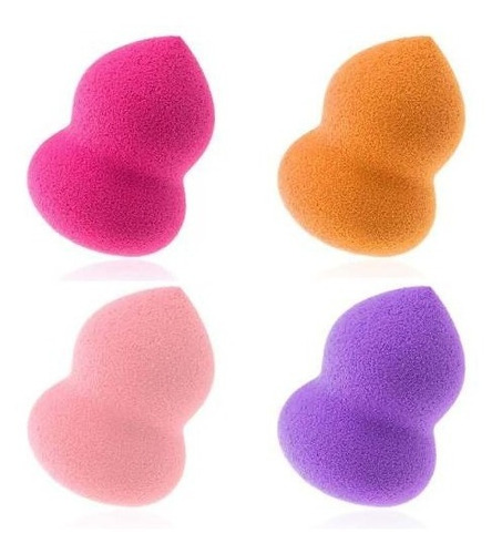 12 Esponjas Aplicadoras Maquillaje Tipo Beauty Blender