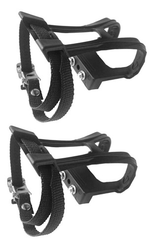 1 Pedales De Bicicleta, Clips Para Los Dedos Del Pie,