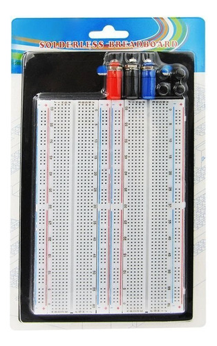 Protoboard Grande Con Borneras 1560 Puntos