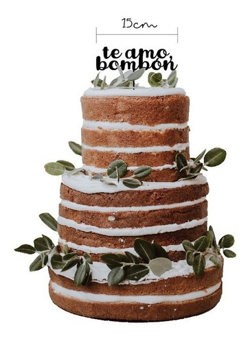 Imagen 6 de 6 de Paquete 5 Adornos Cake Toppers Personalizados De 15cm