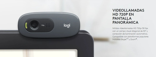 Webcam C270 Logitech Color Negro