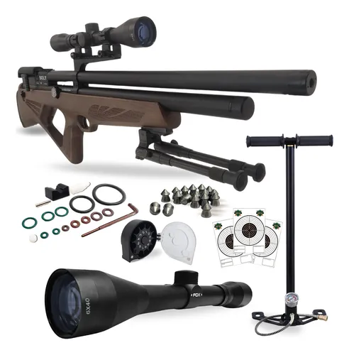 Rifle Aire Comprimido Pcp Bolt X3 Bullpup Combo Completo 3c.