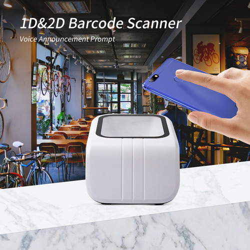 Zh Escáner De Código Qr 1d/2d Con Voz Y Usb Para Venta