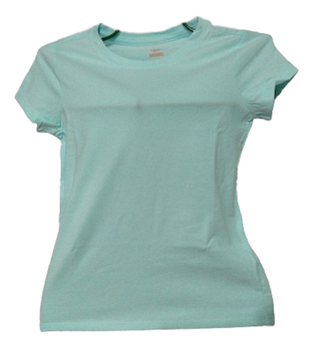 Paquete 2 Playeras Camisetas Aqua Y Rosa Niña Talla 6 / 6x S