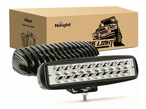 Nilight 15031s-b 2 Barras De 60 W, 3000 Lm, Luces Led