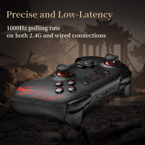 Mando Inalámbrico 8bitdo Ultimate 2c Para Pc Y Android Black