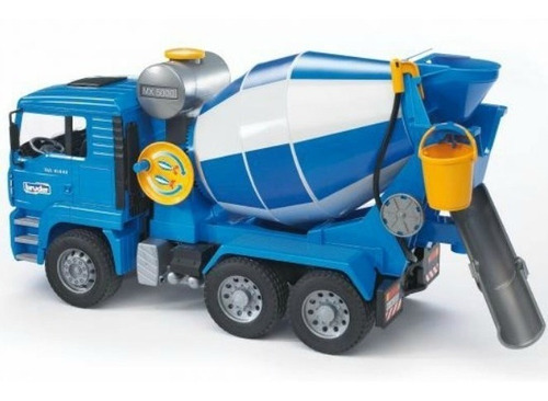 Juguetes Bruder Man Tga Cement Mixer Truck 2744 Color Azul/Blanco