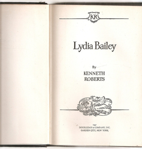 Lydia Bailey - Roberts - Doubleday