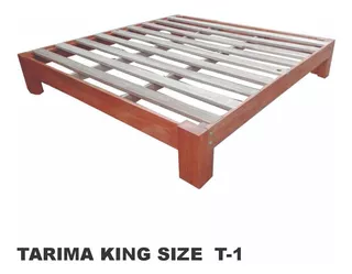 Tarima Madera Tornillo ,king Size ,modelo T-1