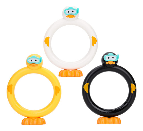 Sasbsc Anillos De Buceo Juguetes De Piscina Para Ninos: 3 Pi