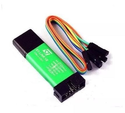 Gravador E Programador St-link V2 Stm8 Stm32 Verde