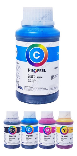 Tinta 250ml Profeel C9021 Para Uso Can On G4010 G6010 G7010