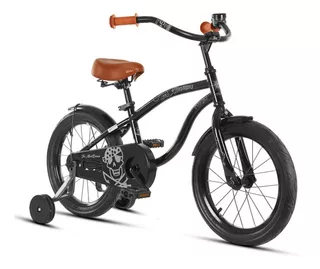 Bicicleta Infantil Niño Bucanero Black Retro Negro Turbo