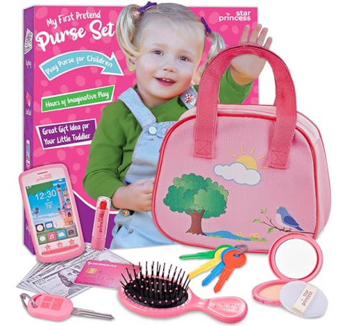 Kit Maquillaje Para Niña Monedero De Juego Para Niños De 3 A