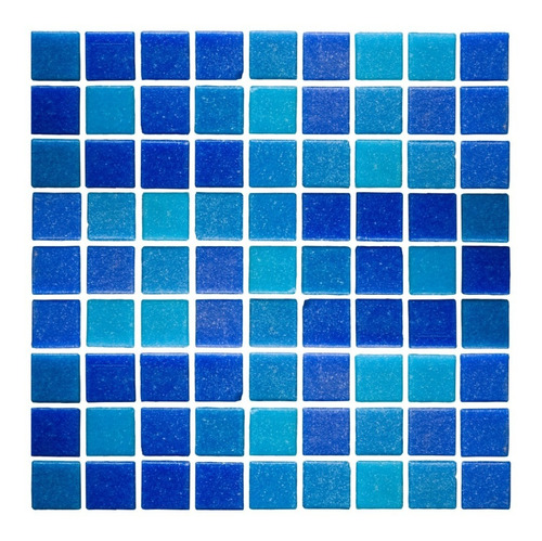 Mosaico Veneciano Azul Mezcla Sassari 2 X 2 Cm (2.14m²)