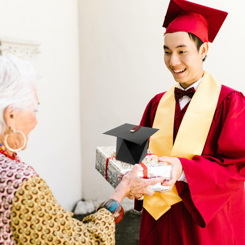 Caja De Regalo Con Gorro De Graduación, 50 Unidades