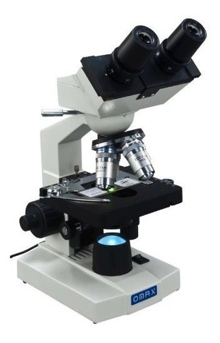 Omax 40x-2000x Microscopio Compuesto Binocular De Laboratori