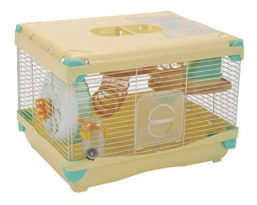 Jaula Casa Para Hamster/ Roedor Doble Piso 