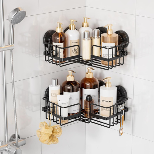 Taili Suction Cup Shower Caddy, 2 Unidades, Estante De Ducha