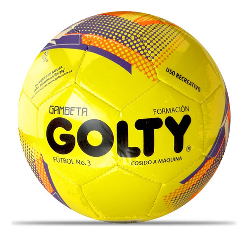 Balón Fútbol Golty Fundamentacion Gambeta No. 3-amarillo