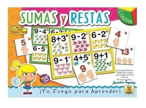 Implas 314 Sumas Y Restas Cuentas Juego De Mesa Didactico