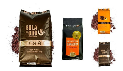 Imagen 1 de 1 de Paquete De Café Bola De Oro 2 Kg