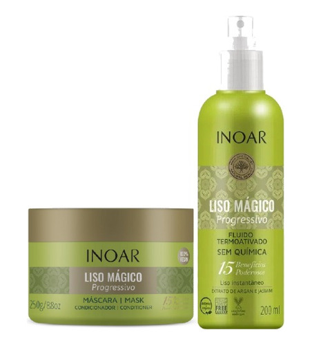 Inoar Kit Liso Mágico 2 Produtos