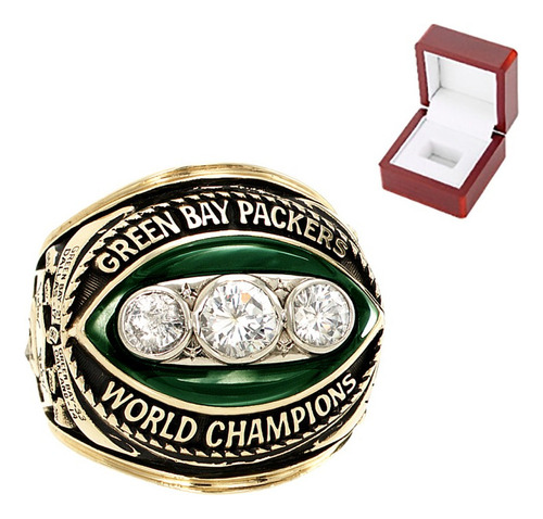 Nfl - Anillos De Campeonato De Los Green Bay Packers 1967