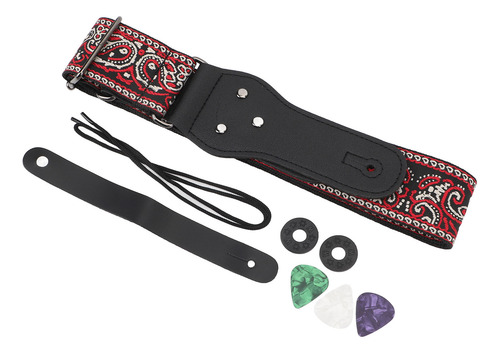 Correa De Guitarra Bordada