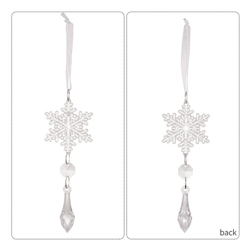 Adornos Navideños De Copos De Nieve Blancos Copos De Nieve P