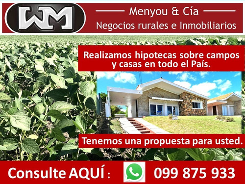 Imagen 1 de 5 de Venta Campo Hipotecas En Campos Y Casas En Uruguay
