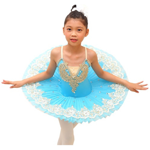 Tutú De Ballet De Bailarina Profesional Blanco Para Niños