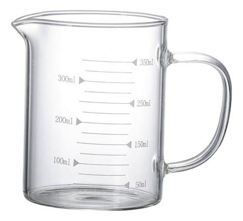 2 Taza Medidora Taza De Vidrio Resistente Al Calor Con 350ml
