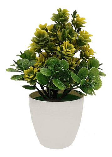 Planta Artificial Flor Con Maceta Colores M8 - Sheshu Home