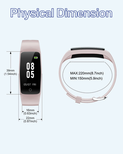 Grv - Reloj De Fitness Sin Bluetooth, Sin Aplicación, No Req