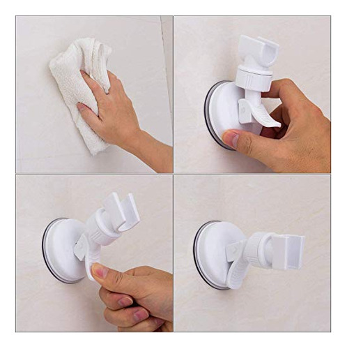Soporte De Ducha Ajustable, Ventosa Para Ducha De Mano,