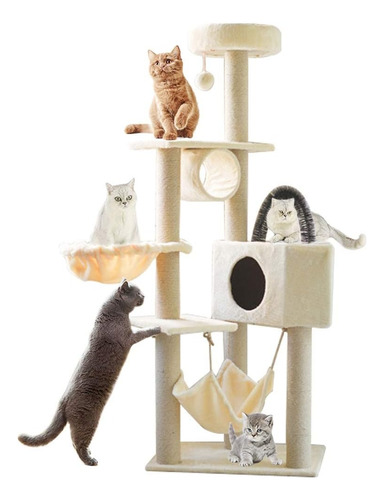 Árbol Para Gatos, Rascador Para Gatos, Torre Pare Gato, Gimn