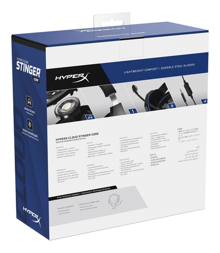 Hyperx® Cloudx Stinger Core Audífonos Gamer Micrófono Gaming