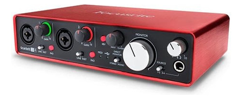 Interfaz De Audio Focusrite Scarlett 2i4 2nd Gen Usb