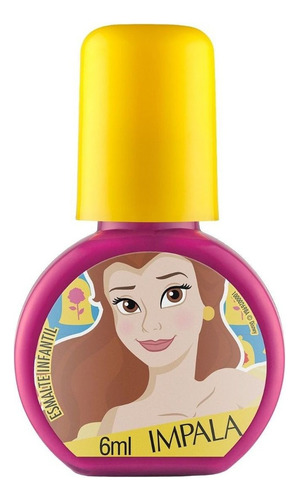 Esmalte Infantil Impala Princesa Bela - Leia E Conquiste Cor Rosa