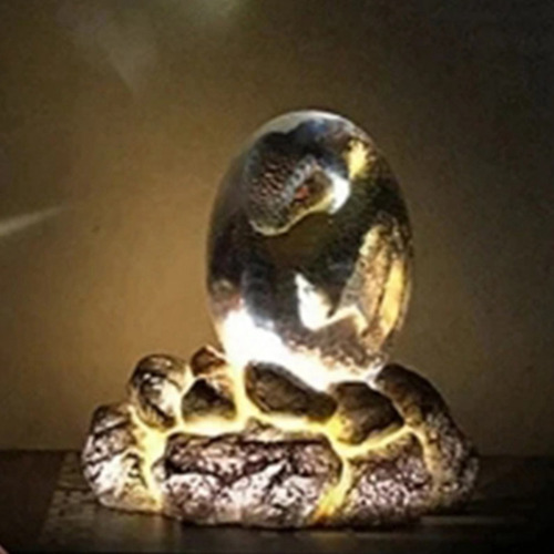 Estatua De Resina Con Forma De Huevo De Dragón De Lava, Huev