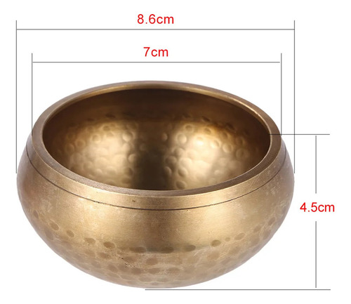 Singing Bowl Striker Hecho A Mano Con Exquisito Budismo