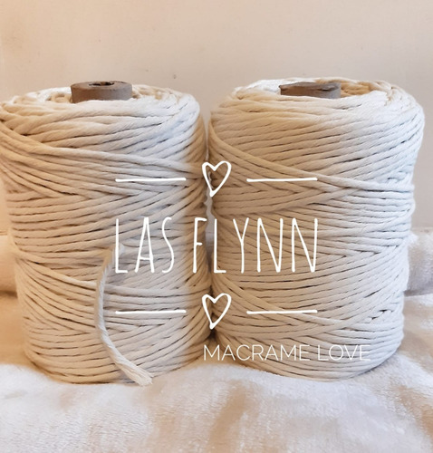 Hilo Para Macrame De Algodón 5mm. Por 400mts.