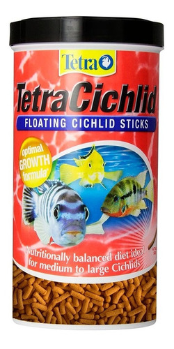 Tetra Cichlid Sticks 75gr Alimento Peces Ciclidos